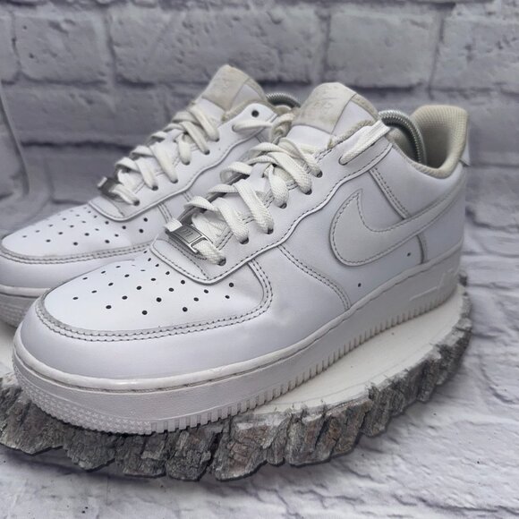Nike Other - Nike Air Force 1 Low '07 Triple White Leather Men’s Size 8.5
